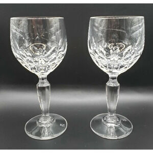 VINTAGE SPIEGELAU Crystal Spirit Cordial Glasses Stemware Acid Etched S